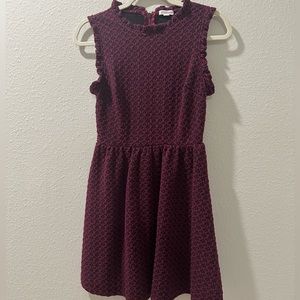 Purple and Black Dress